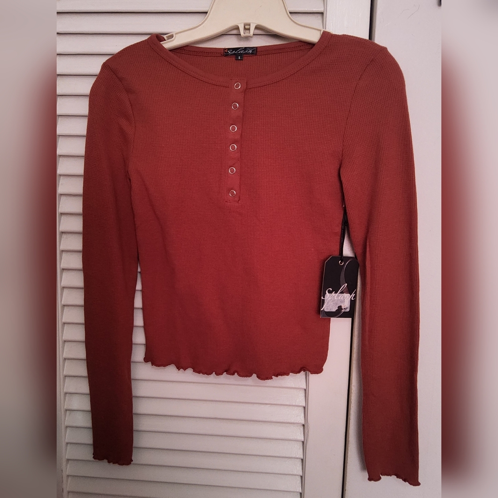 10 for $10 Splash Women's Brick Long Sleeve Tee